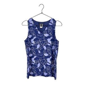 41 Hawthorn Reversible Floral & Polka Dot Sleeveless Blouse | Extra Small